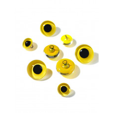 Глаза желтые на петле (G13) Германия 6-16 мм (1 пара)