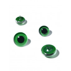 Глаза зеленые на петле (G19) Германия 6-10 мм (1 пара)